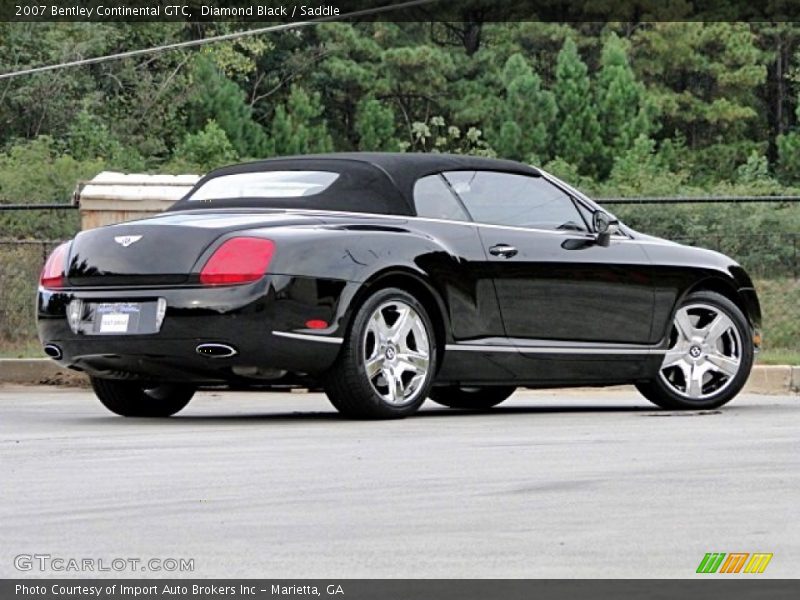 Diamond Black / Saddle 2007 Bentley Continental GTC