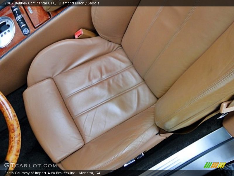 Diamond Black / Saddle 2007 Bentley Continental GTC