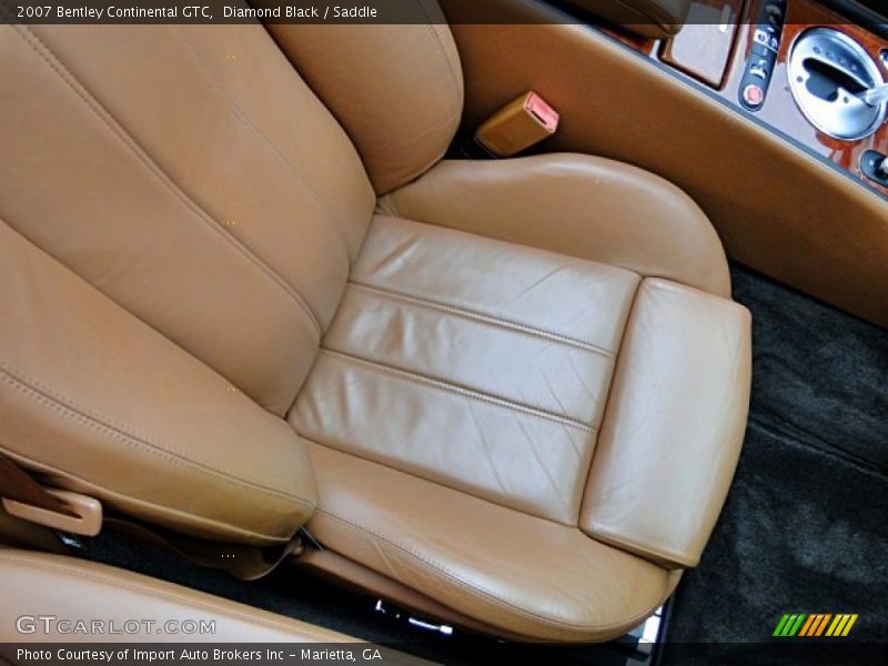 Diamond Black / Saddle 2007 Bentley Continental GTC