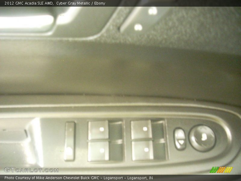 Cyber Gray Metallic / Ebony 2012 GMC Acadia SLE AWD