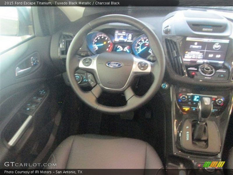 Tuxedo Black Metallic / Charcoal Black 2015 Ford Escape Titanium