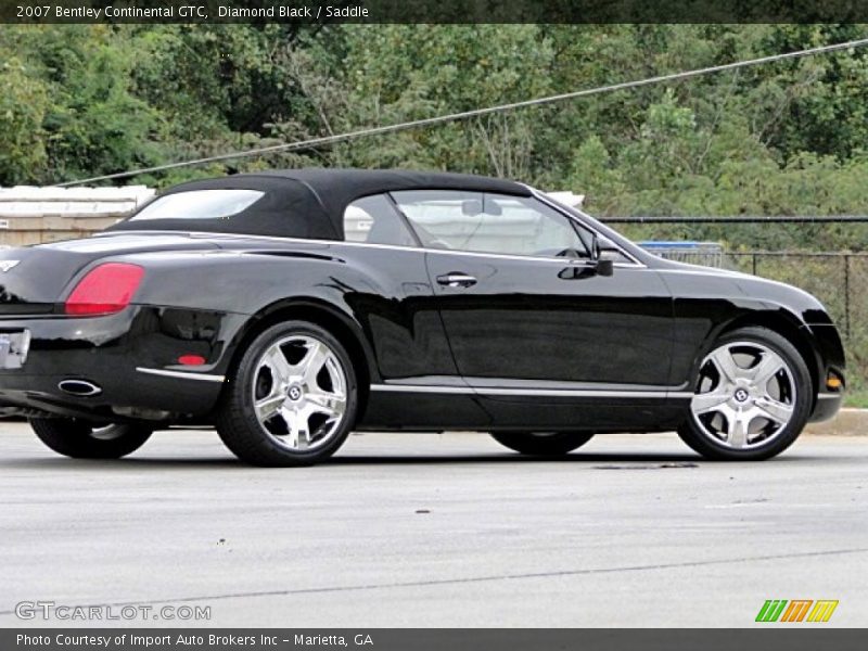 Diamond Black / Saddle 2007 Bentley Continental GTC