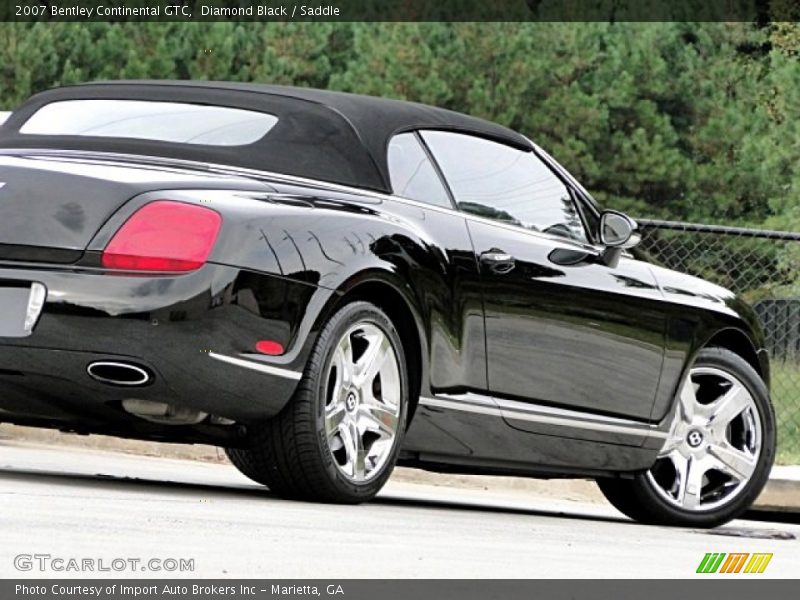 Diamond Black / Saddle 2007 Bentley Continental GTC