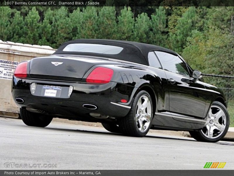 Diamond Black / Saddle 2007 Bentley Continental GTC