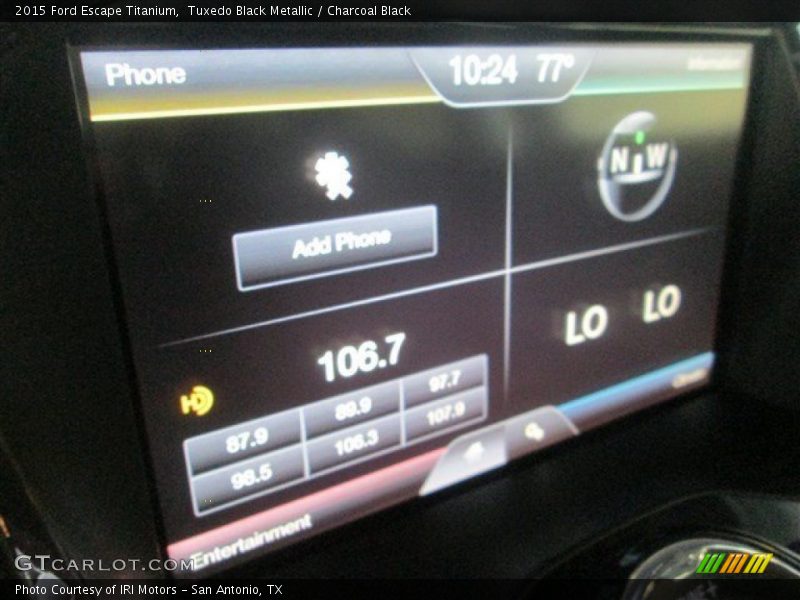 Tuxedo Black Metallic / Charcoal Black 2015 Ford Escape Titanium