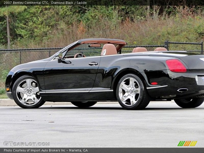 Diamond Black / Saddle 2007 Bentley Continental GTC