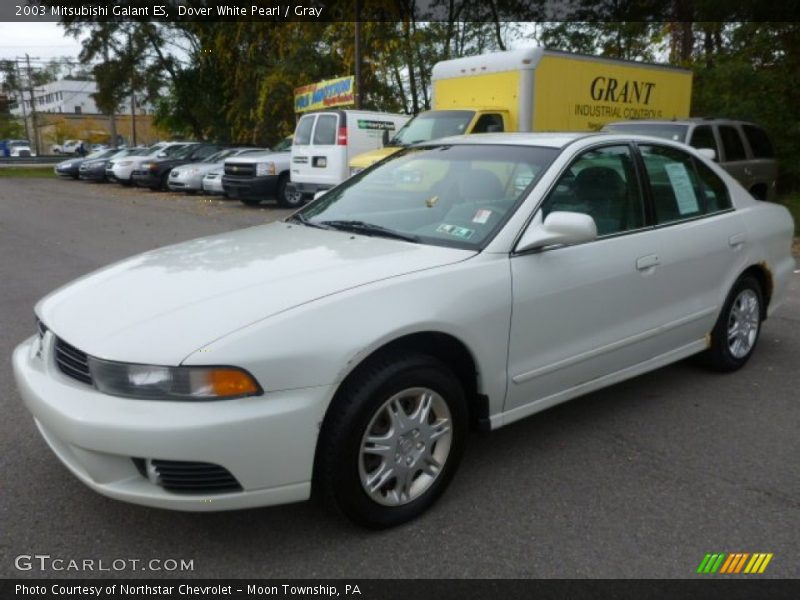 Dover White Pearl / Gray 2003 Mitsubishi Galant ES