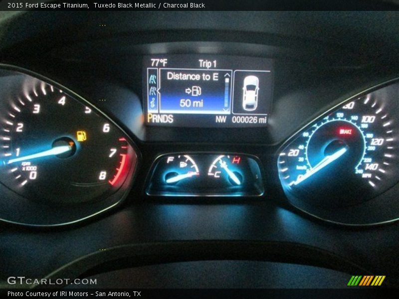 Tuxedo Black Metallic / Charcoal Black 2015 Ford Escape Titanium