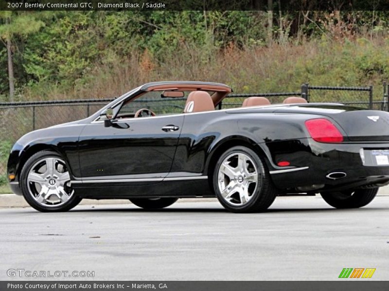 Diamond Black / Saddle 2007 Bentley Continental GTC