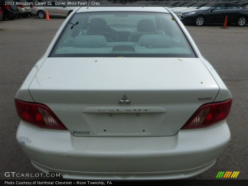Dover White Pearl / Gray 2003 Mitsubishi Galant ES