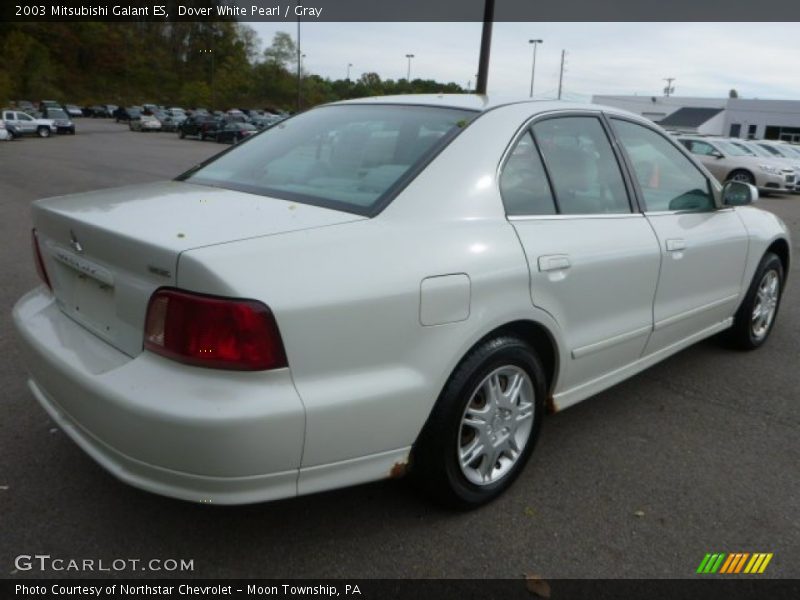 Dover White Pearl / Gray 2003 Mitsubishi Galant ES