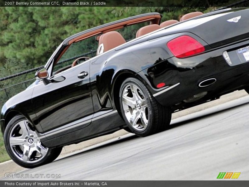 Diamond Black / Saddle 2007 Bentley Continental GTC
