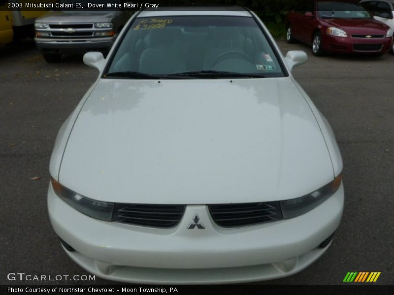 Dover White Pearl / Gray 2003 Mitsubishi Galant ES