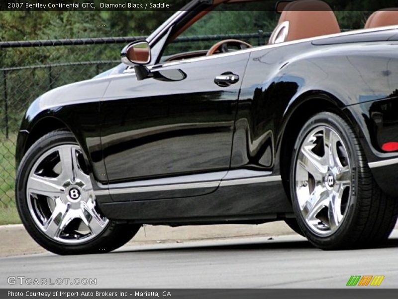 Diamond Black / Saddle 2007 Bentley Continental GTC