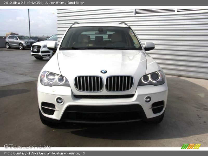 Alpine White / Sand Beige 2012 BMW X5 xDrive35d