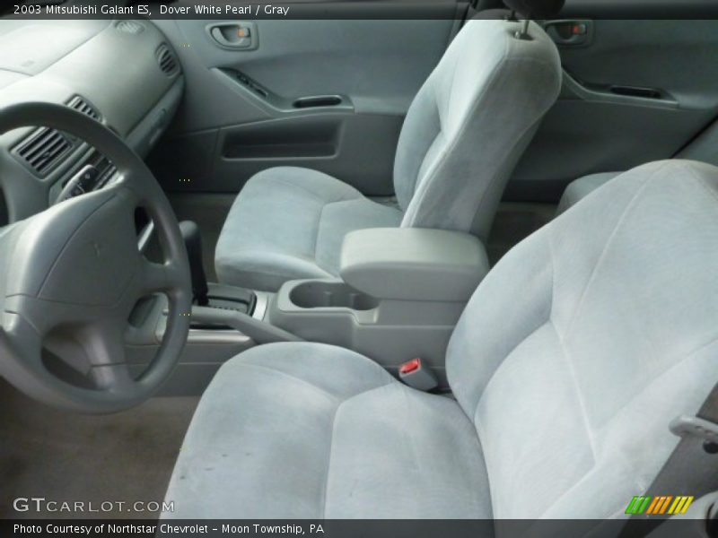 Dover White Pearl / Gray 2003 Mitsubishi Galant ES
