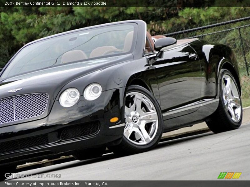 Diamond Black / Saddle 2007 Bentley Continental GTC