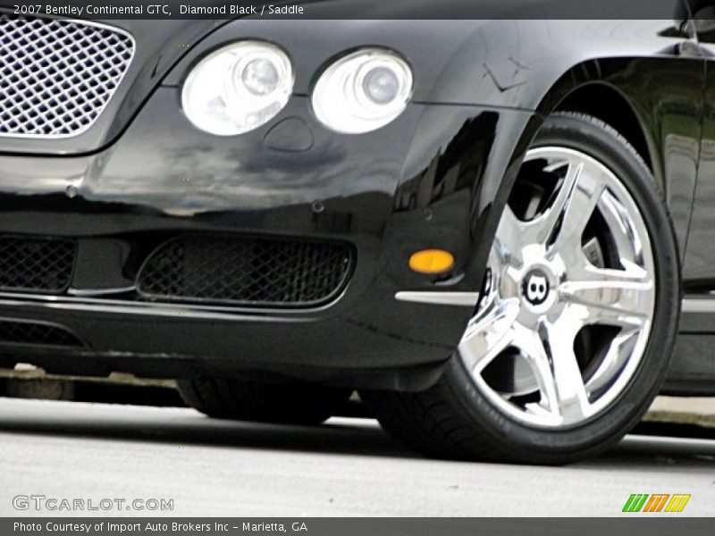 Diamond Black / Saddle 2007 Bentley Continental GTC