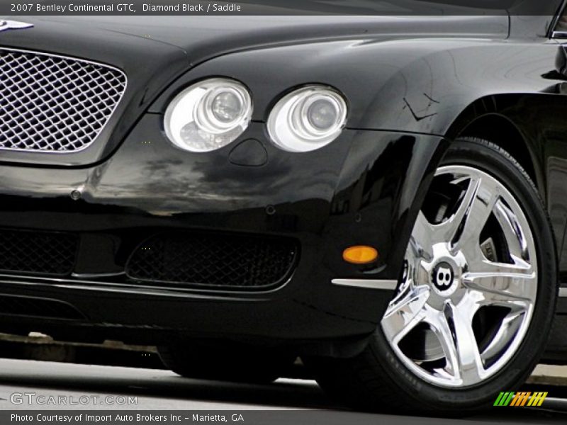 Diamond Black / Saddle 2007 Bentley Continental GTC