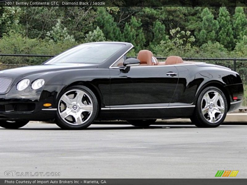 Diamond Black / Saddle 2007 Bentley Continental GTC