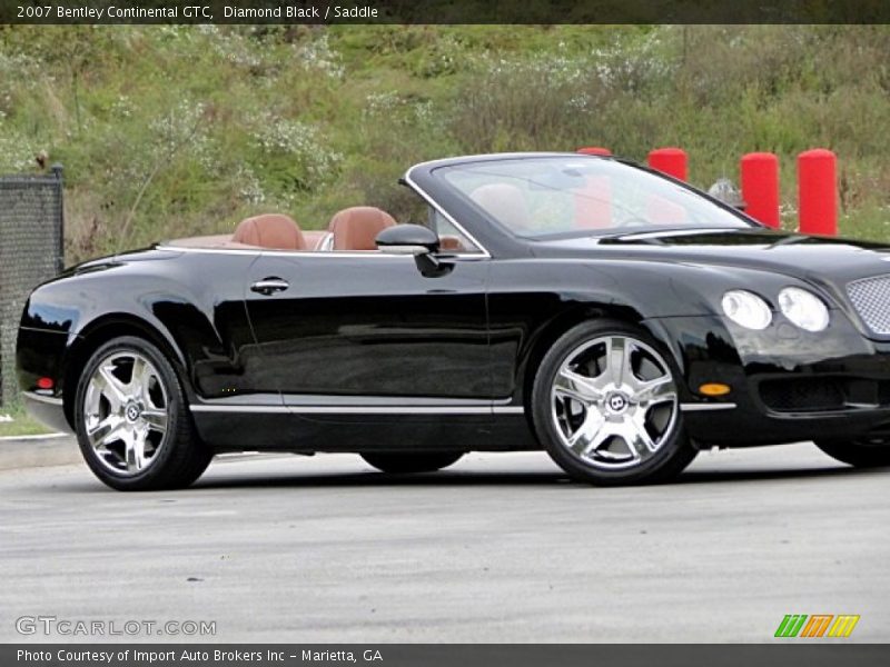 Diamond Black / Saddle 2007 Bentley Continental GTC