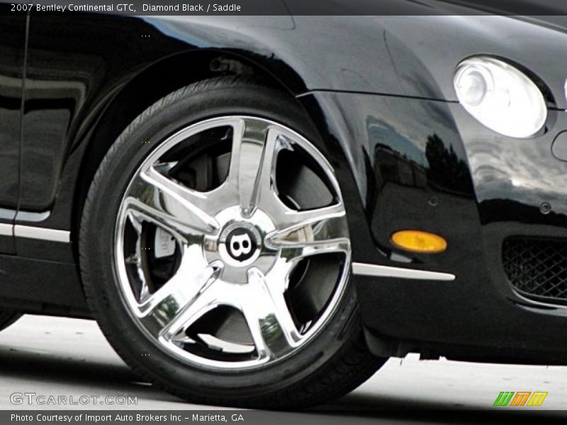 Diamond Black / Saddle 2007 Bentley Continental GTC