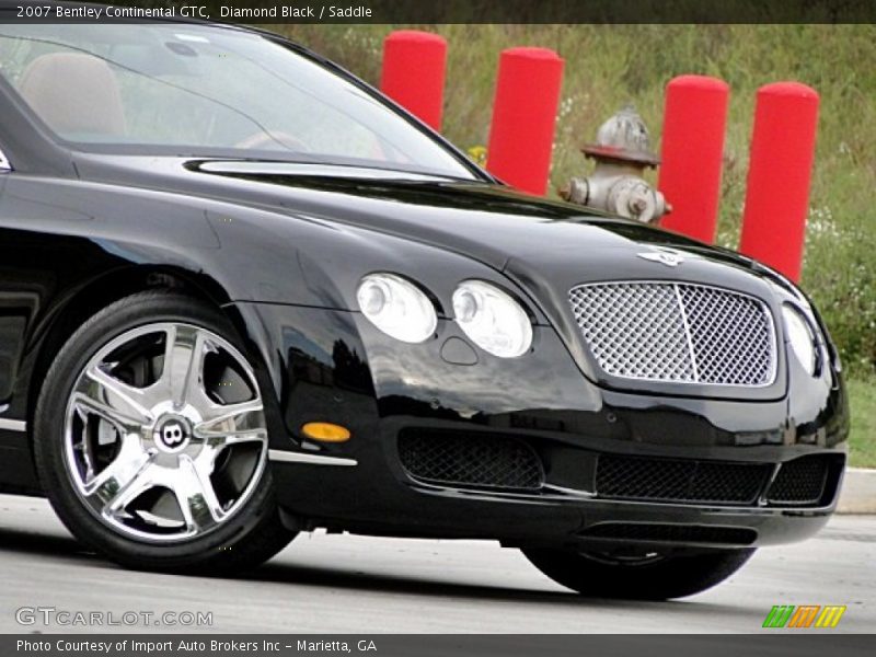 Diamond Black / Saddle 2007 Bentley Continental GTC