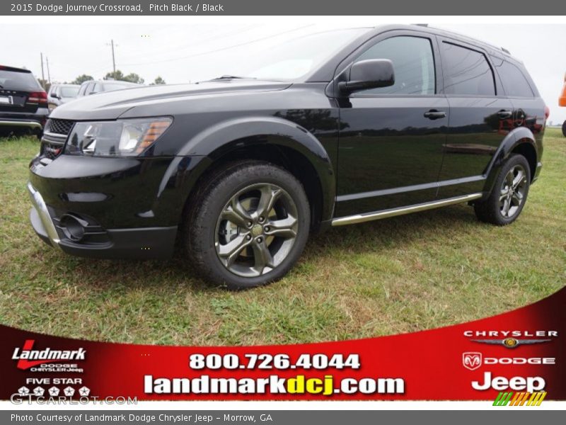 Pitch Black / Black 2015 Dodge Journey Crossroad