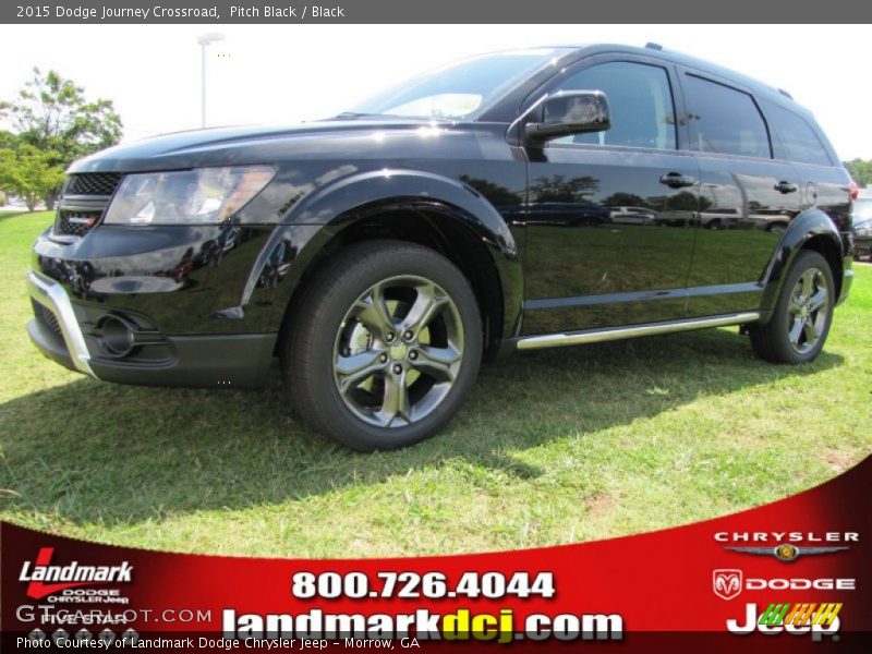 Pitch Black / Black 2015 Dodge Journey Crossroad