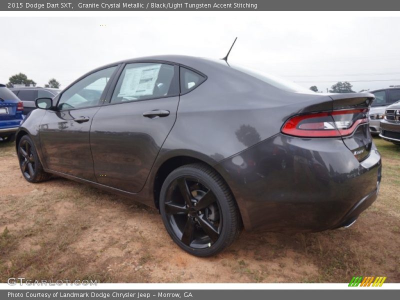 Granite Crystal Metallic / Black/Light Tungsten Accent Stitching 2015 Dodge Dart SXT