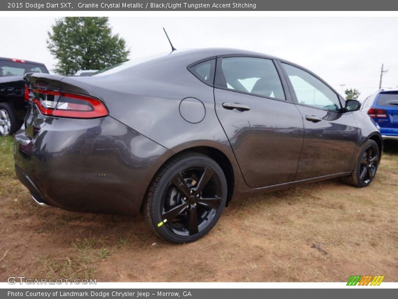 Granite Crystal Metallic / Black/Light Tungsten Accent Stitching 2015 Dodge Dart SXT