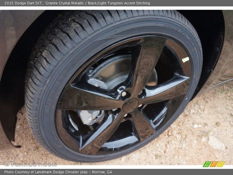 Granite Crystal Metallic / Black/Light Tungsten Accent Stitching 2015 Dodge Dart SXT