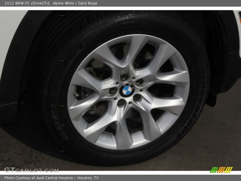 Alpine White / Sand Beige 2012 BMW X5 xDrive35d