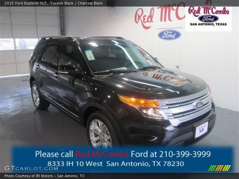 Tuxedo Black / Charcoal Black 2015 Ford Explorer XLT