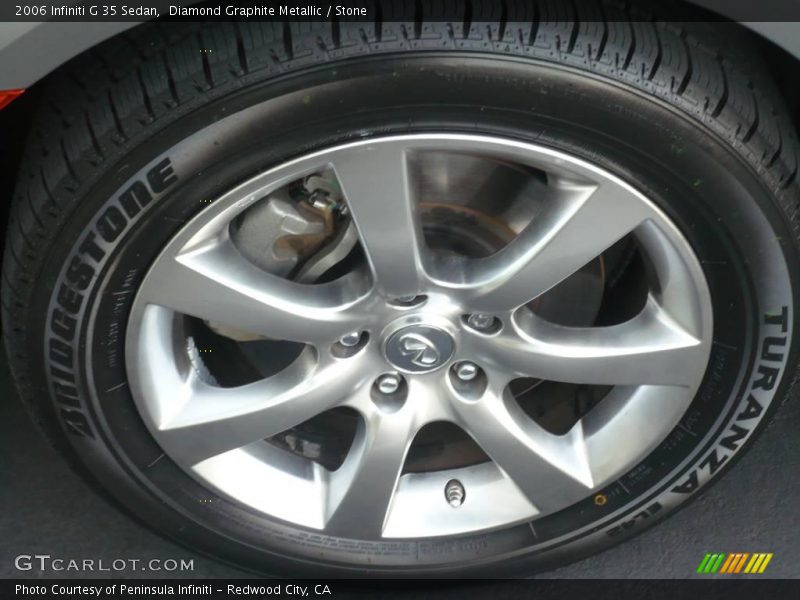 Diamond Graphite Metallic / Stone 2006 Infiniti G 35 Sedan