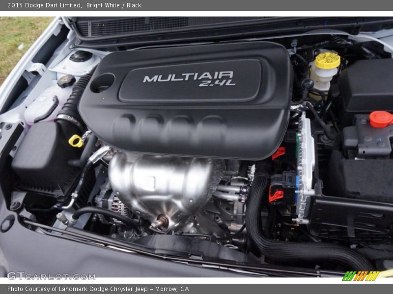 Bright White / Black 2015 Dodge Dart Limited