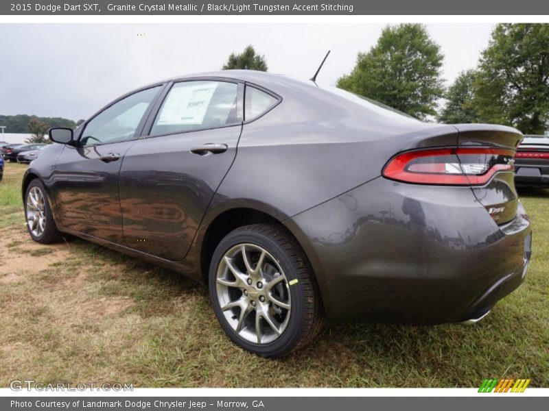Granite Crystal Metallic / Black/Light Tungsten Accent Stitching 2015 Dodge Dart SXT
