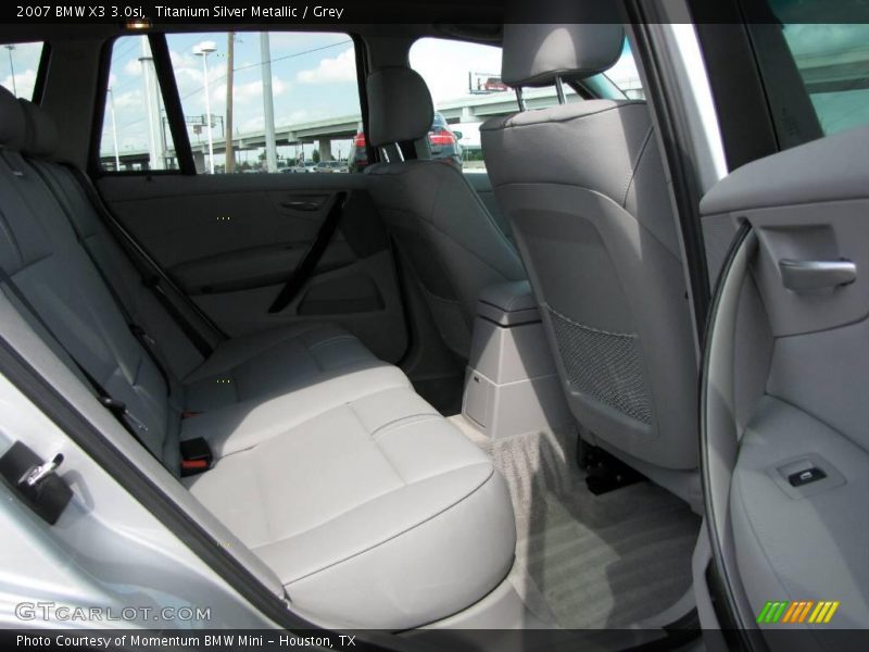 Titanium Silver Metallic / Grey 2007 BMW X3 3.0si