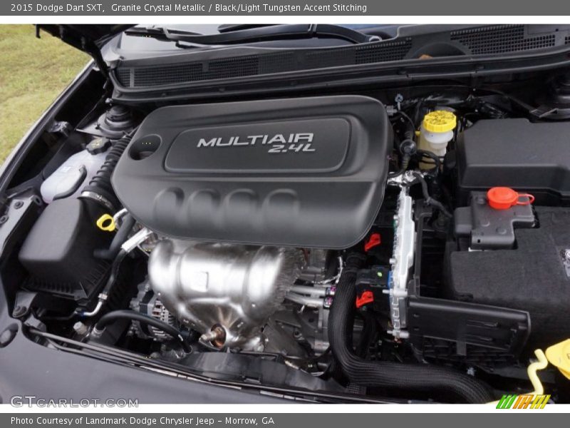 Granite Crystal Metallic / Black/Light Tungsten Accent Stitching 2015 Dodge Dart SXT