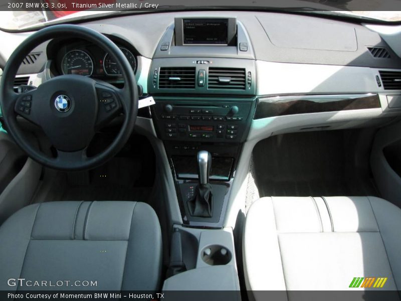 Titanium Silver Metallic / Grey 2007 BMW X3 3.0si