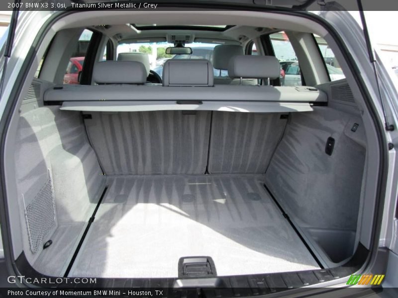 Titanium Silver Metallic / Grey 2007 BMW X3 3.0si