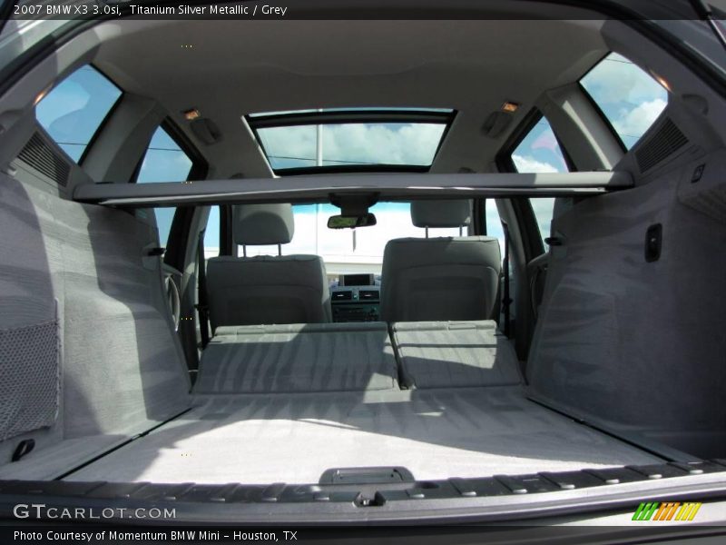 Titanium Silver Metallic / Grey 2007 BMW X3 3.0si