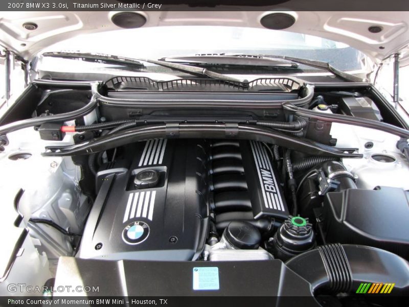 Titanium Silver Metallic / Grey 2007 BMW X3 3.0si