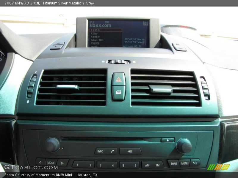 Titanium Silver Metallic / Grey 2007 BMW X3 3.0si