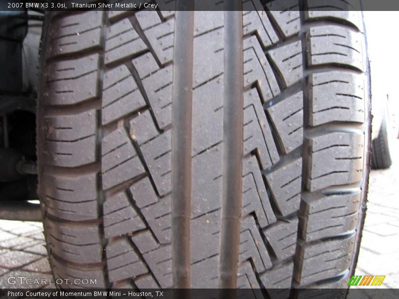 Titanium Silver Metallic / Grey 2007 BMW X3 3.0si