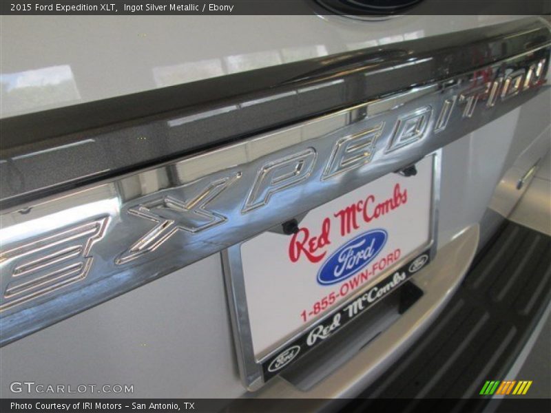 Ingot Silver Metallic / Ebony 2015 Ford Expedition XLT