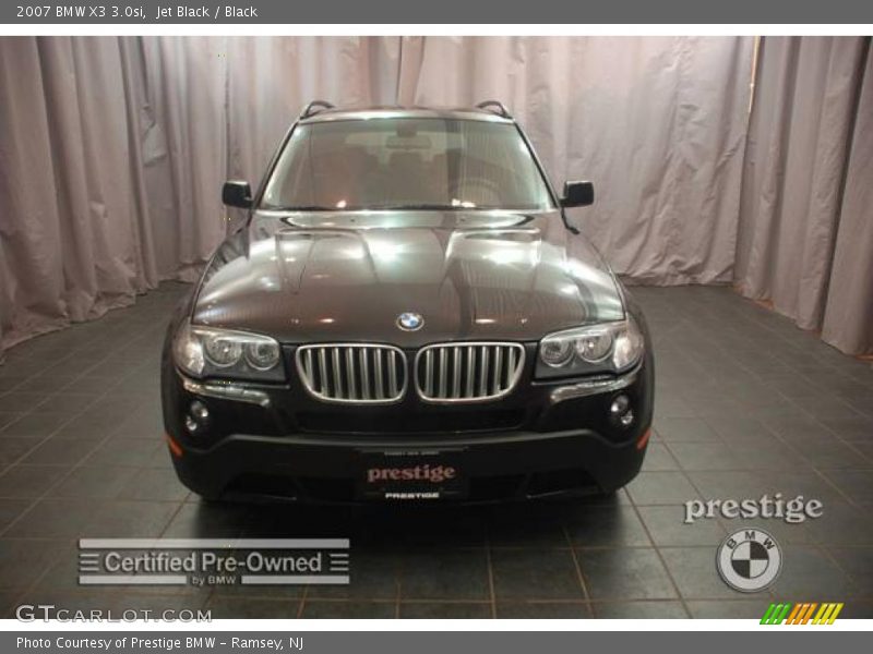 Jet Black / Black 2007 BMW X3 3.0si