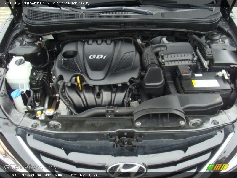 Midnight Black / Gray 2013 Hyundai Sonata GLS