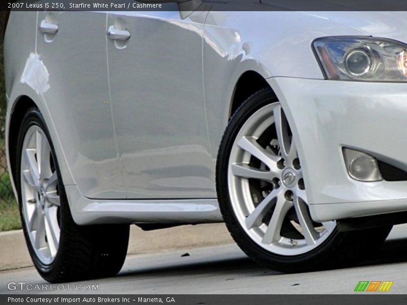 Starfire White Pearl / Cashmere 2007 Lexus IS 250