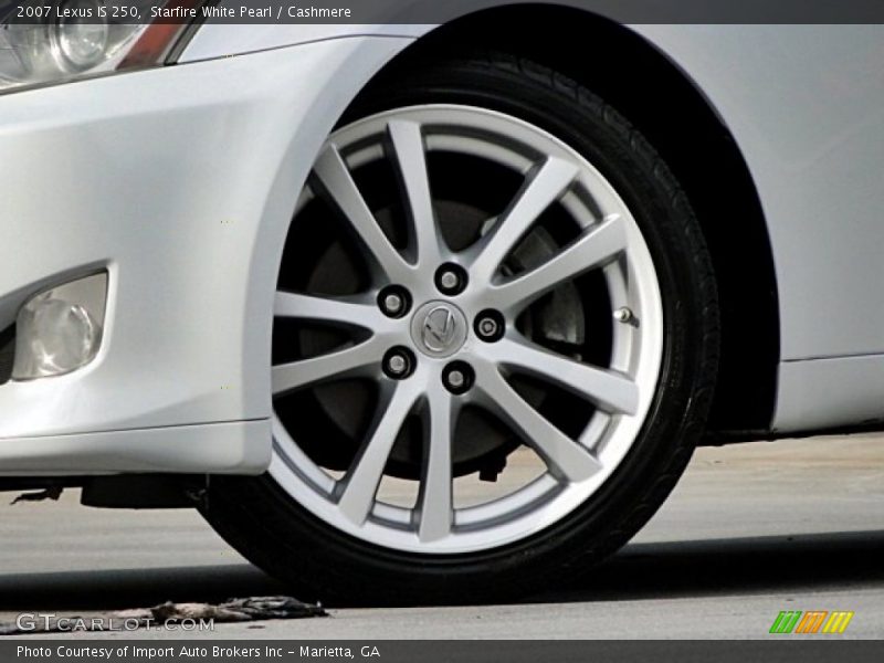 Starfire White Pearl / Cashmere 2007 Lexus IS 250